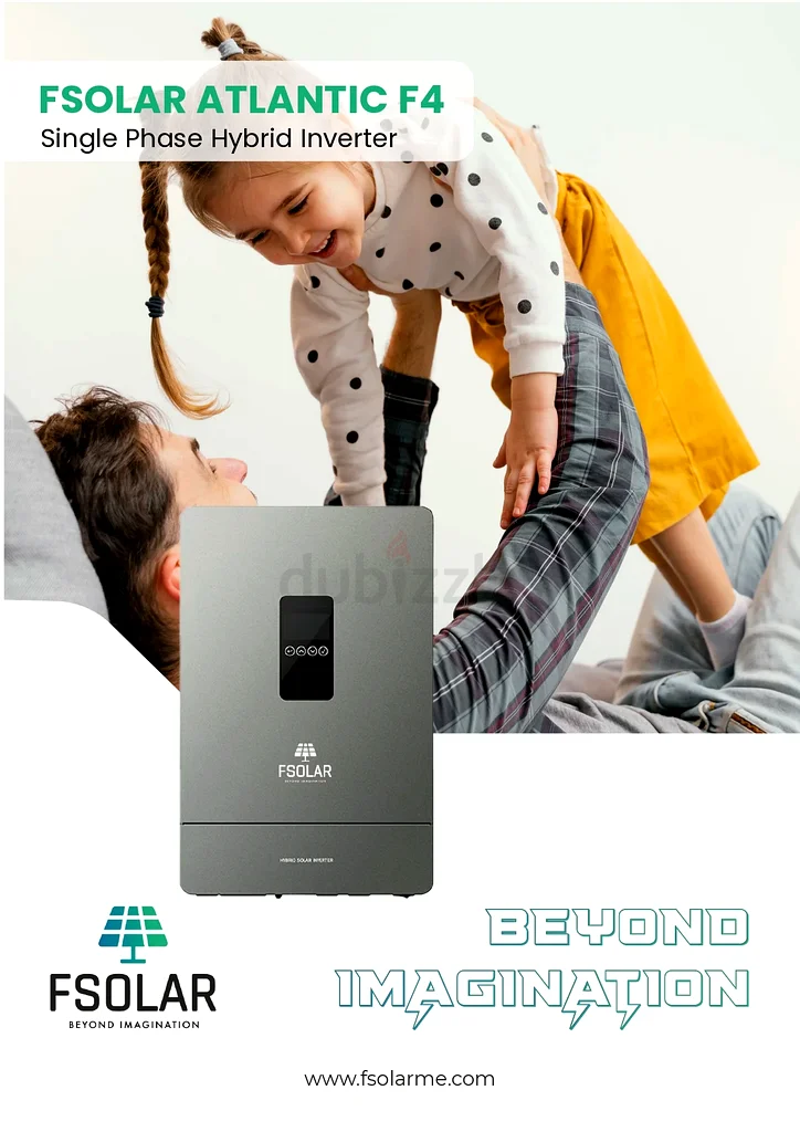 العاكس الهجين للطاقة الشمسية FSolar Atlantic F4 4000 فولت-أمبير 24 فولت مع وحدة تحكم شحن شمسية MPPT 100 أمبير63258141440771111
