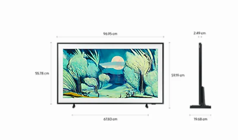 تلفزيون سامسونج 65 بوصة ذكي QLED - الإطار - دقة 4K - 2025 - ضمان لمدة سنة واحدة63260755977474114