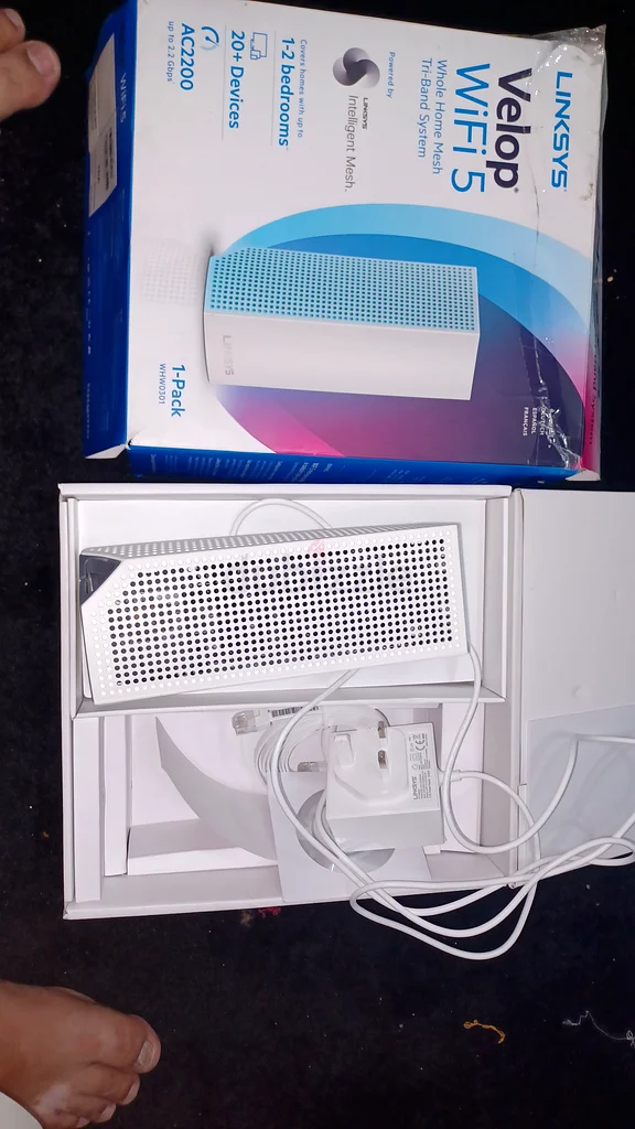 Linksys Velop WiFi 5، طراز WHW031، حزمة واحدة، أبيض63167114106626114