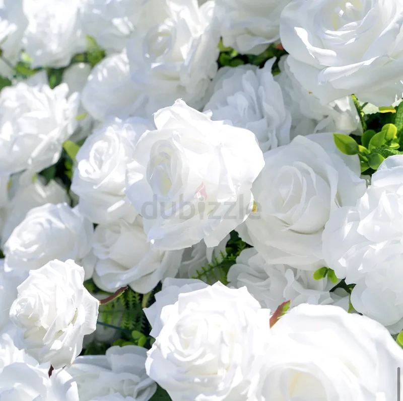White Flower Backdrop Wall for Sale – Elegant Event Decor (Brand New, Price Negotiable)63192098728963114