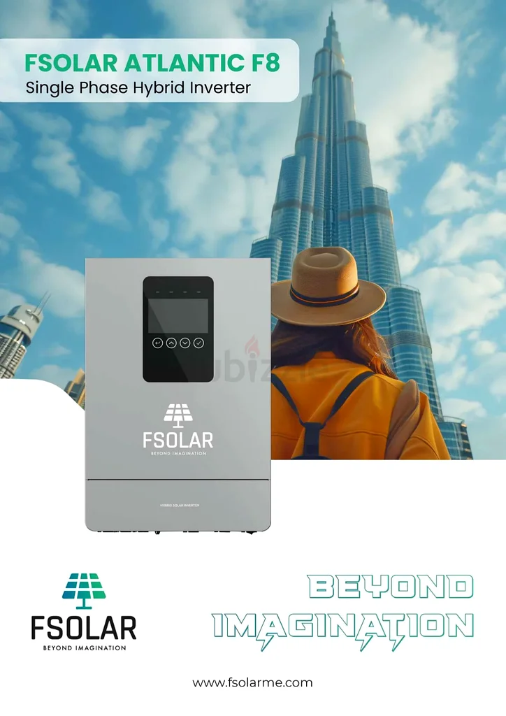 FSolar Atlantic F8 8000VA 48V Hybrid Solar Inverter With MPPT Solar Charge Controller 120A63167576476418111