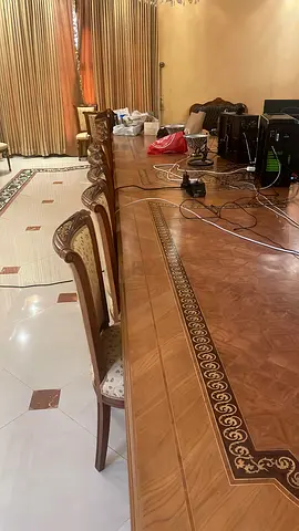 Elegant Upholstered Dining Chair with Floral Design