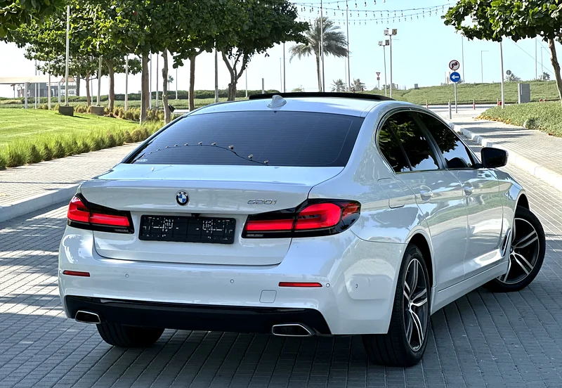 BMW 520i, 2022 model, GCC, fully loaded, first owner from the agency, agency checks to date, and und63228784645121114