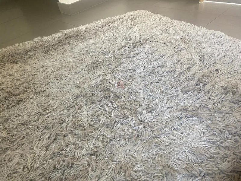 Beige fluffy carpet63211419662851111