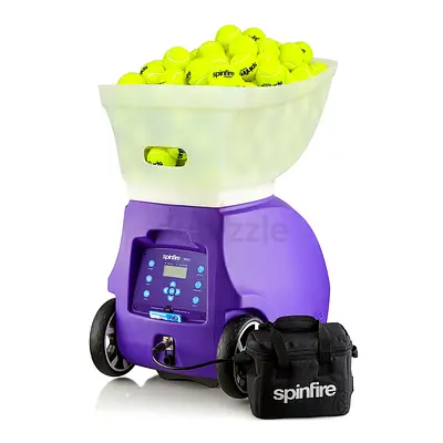 Spinfire Pro 2, High-Tech Tennis Ball Machine - Perfect Your Serve!