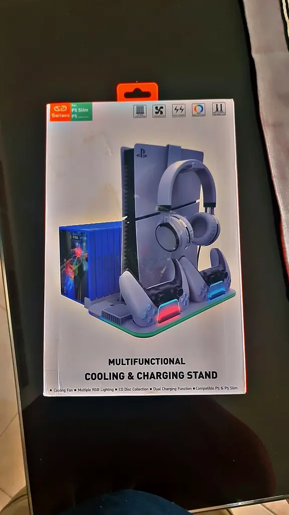 Ps5  Ps5 slim Multifunctional Cooling  Charging Stand