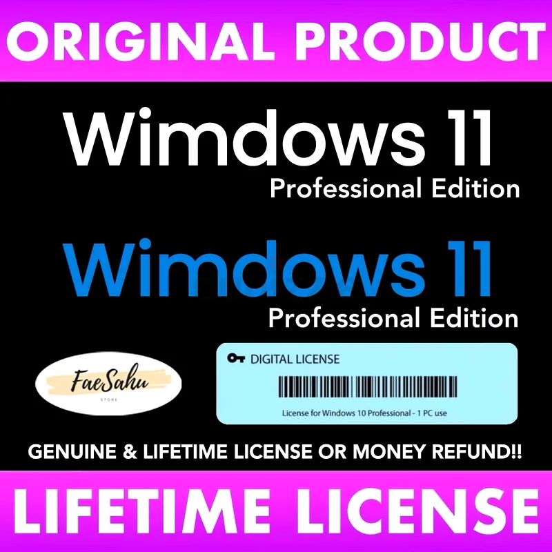 ويندوز 11 بروفيشنال الأصلي - ترخيص مدى الحياة632581426659871128