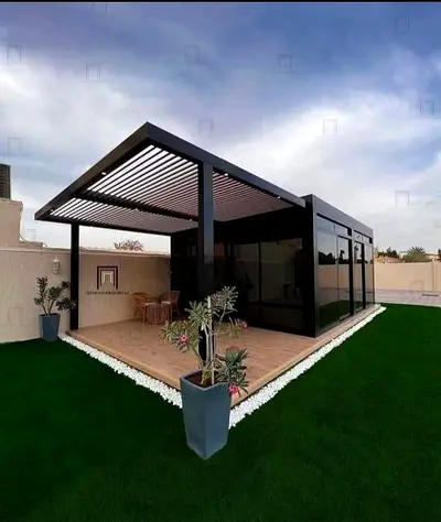 Stylish Modern Outdoor Aluminium Glass Room