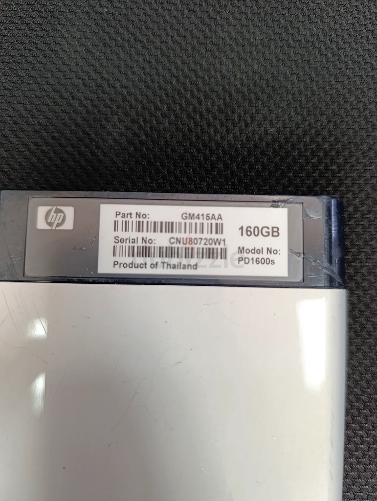 HP Pocket media drive PD0000 160gb63168047534337112