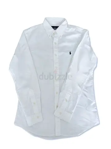 Classic RALPH LAUREN White Shirt – Custom Fit – Size M – Original