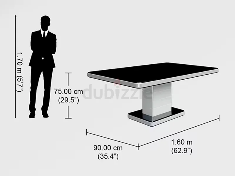 Stylish  Modern MDF Dining Table – Custom-Made to Fit Your Space and Style63179863532546112
