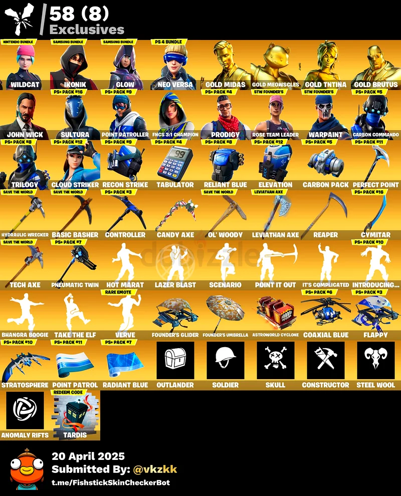 حساب فورتنايت للبيع63227800263298114