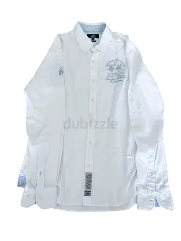 Original LA MARTINA White Slim Fit Shirt – Size L