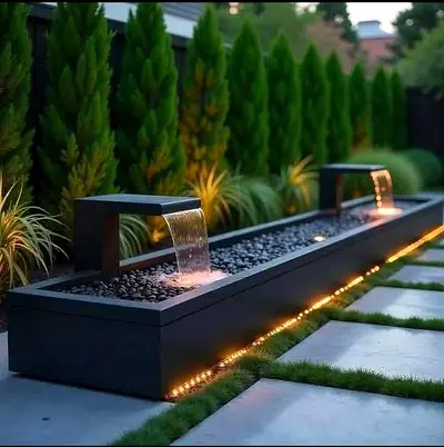 Stunning Modern Water Fountain for Your Outdoor Oasis