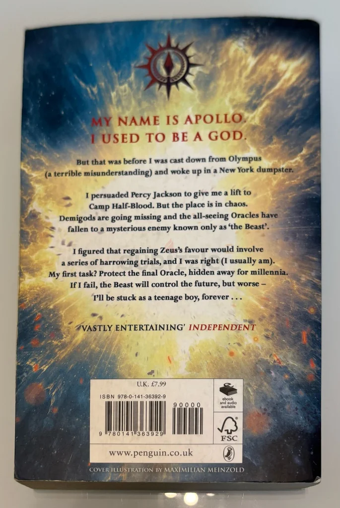 The Trials Of Apollo Book by Rick Riordan62936652848641111