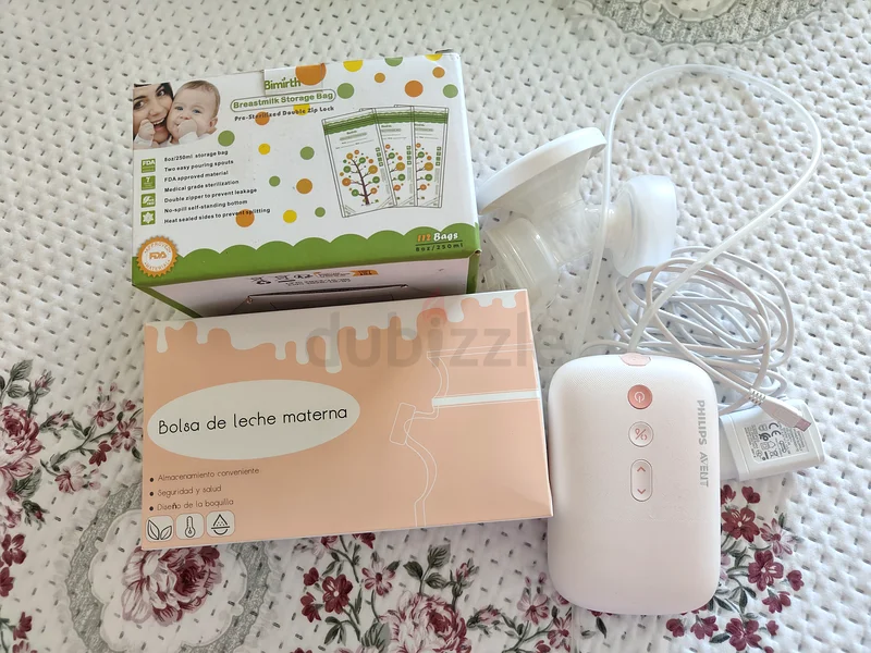 Effortless Pumping: High-Quality Electric Breast Pump for Moms!from Philips with milk bag63203184299650110