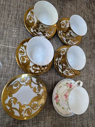 Tea Cups with Saucers