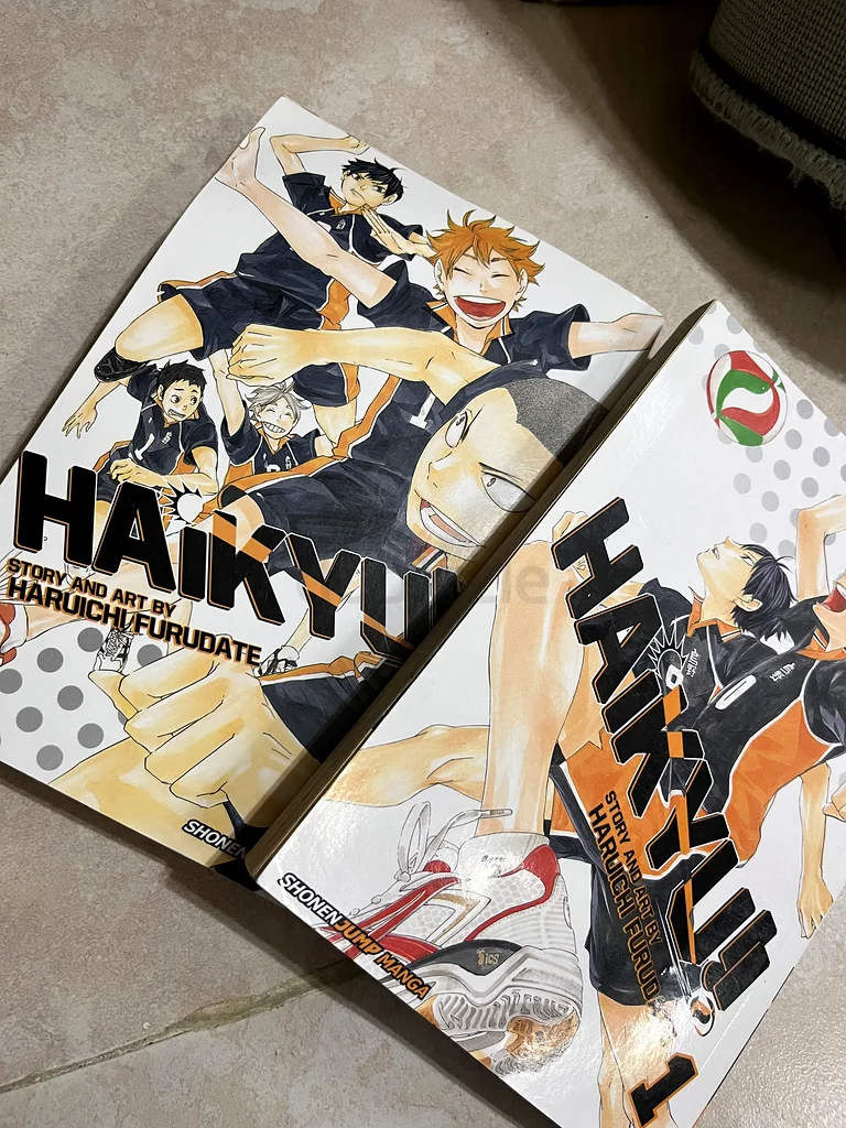 Dive into Haikyuu!! - Volumes 1 and 2 of Thrilling Sports Manga!63208390263425111