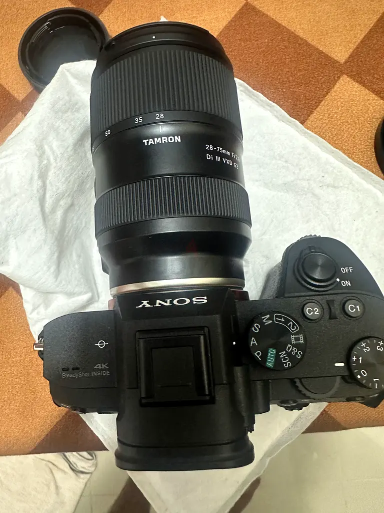 Sony A7iii with tamron 28-75 lens