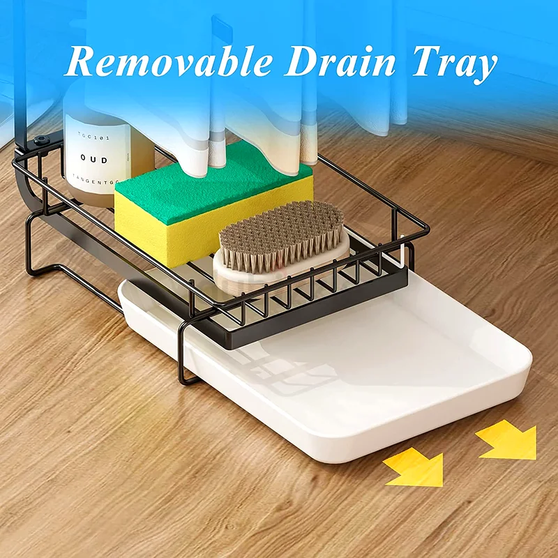 KITCHEN TOWEL AND SPONGE HOLDER, KITCHEN SINK CADDY, SINK ORGANISER, SOAP HOLDER63220830861315111