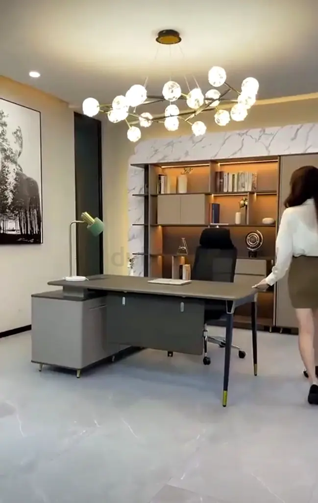 Executive L shape modern table 180cm