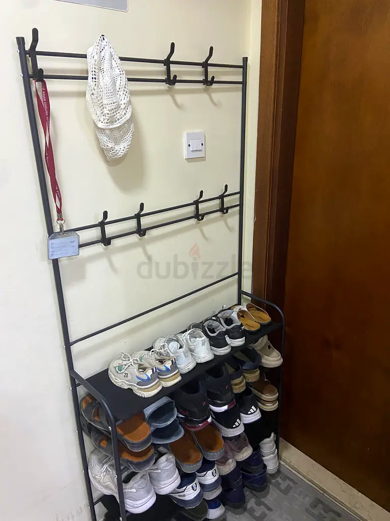Shoe rack with dress holder for sale new in box