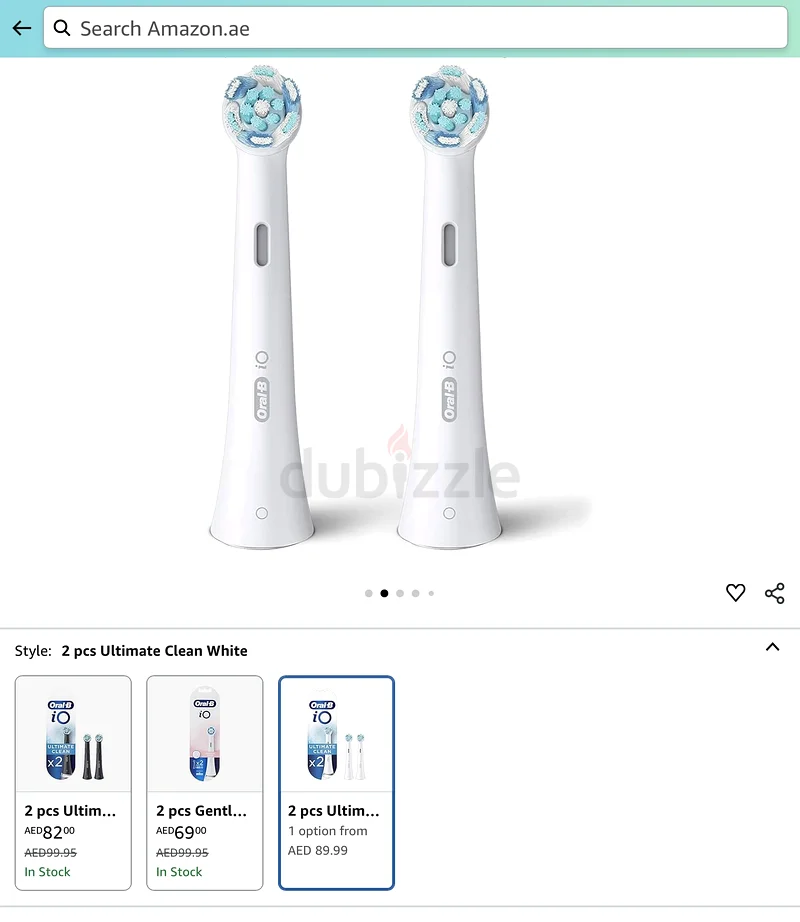 رؤوس فرشاة استبدال لفرشاة الأسنان Oral B iO63242163227650114