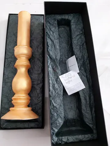 Elegant Golden Candle