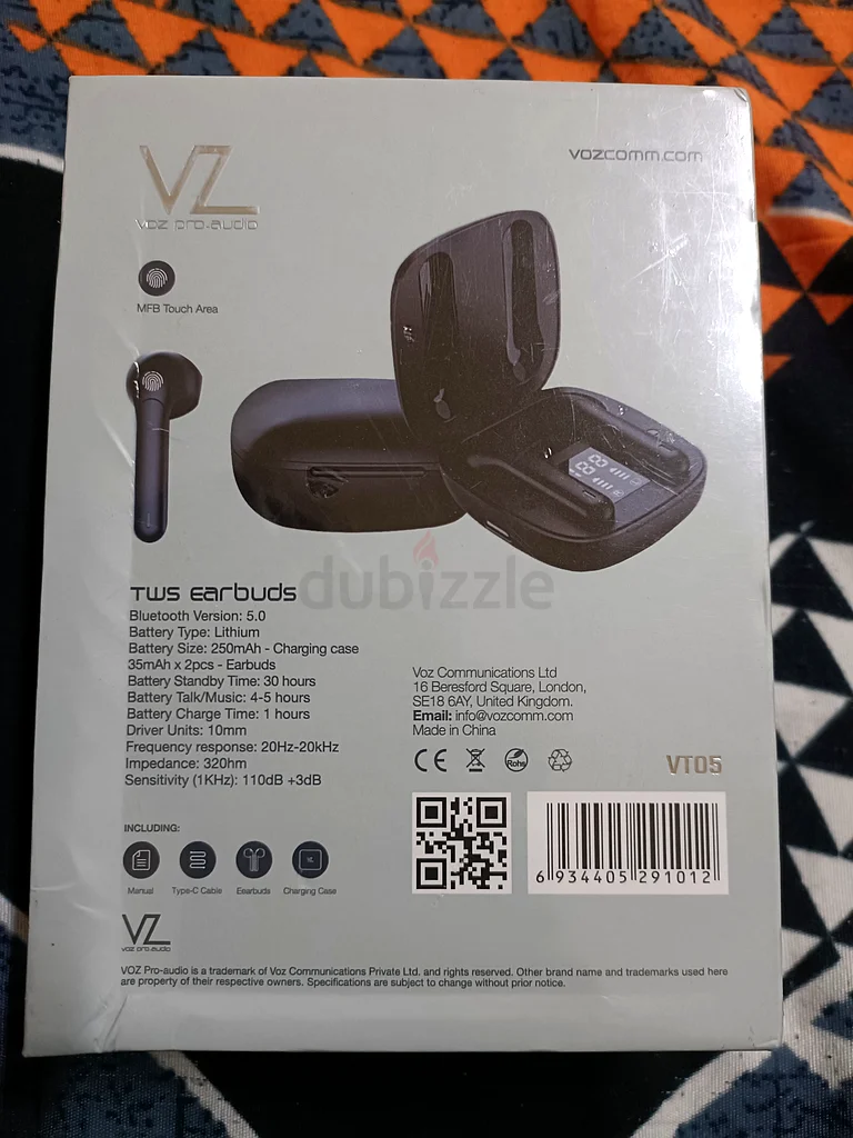 VOZ PROAUDIO TWS BLUETOOTH EARBUD VT05 FOR SALE63221856620801111