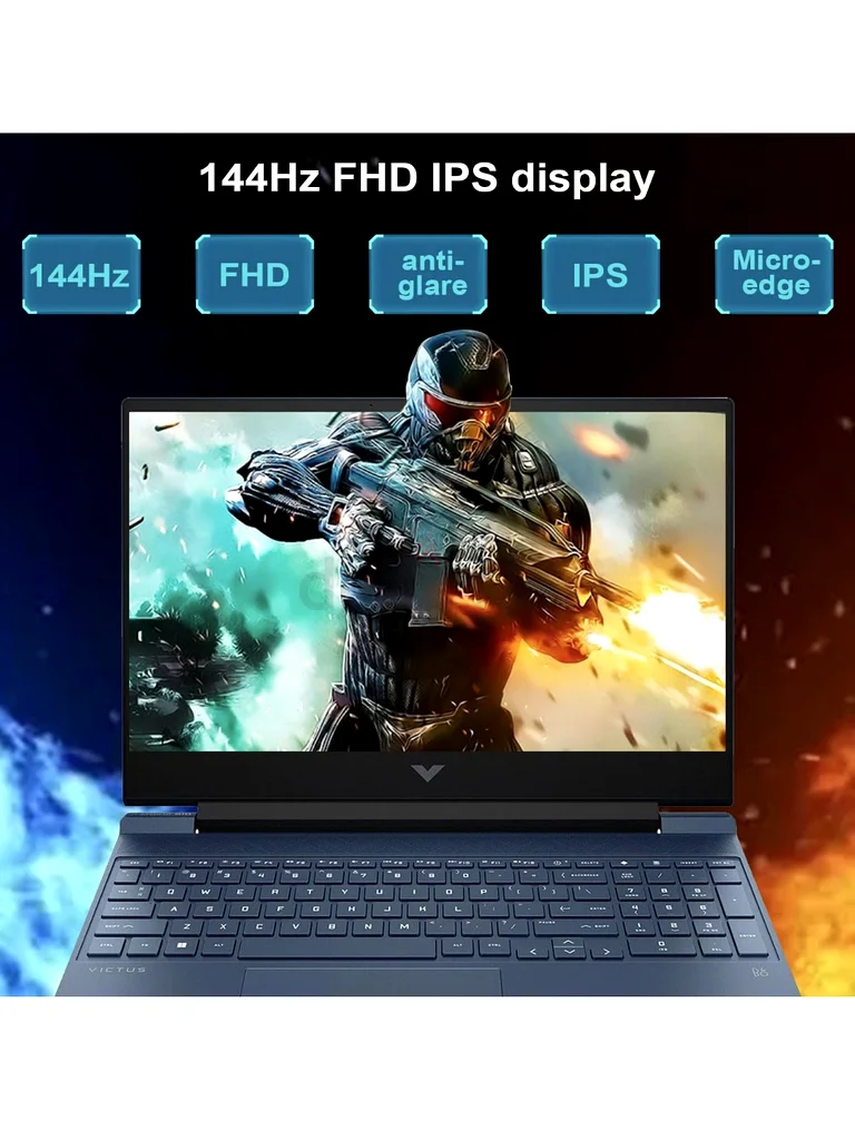 لابتوب ألعاب HP فيكتس 15.6 بوصة مع معالج i563257122027265114