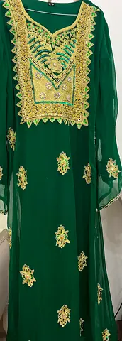 Green Arabian dress wear thob