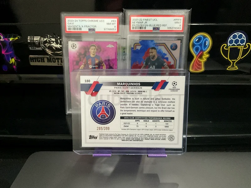 Limited Edition 2022-23 Topps Chrome UCL Marquinhos Trading Card63209343604737110
