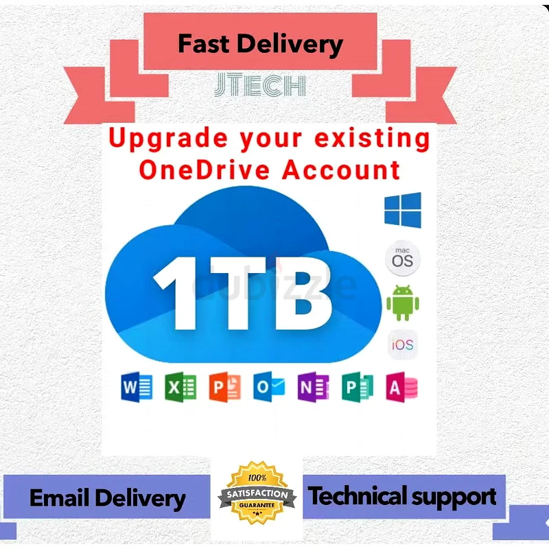 Upgrade Your OneDrive Account to 1TB - Gift Card!63438163300355112