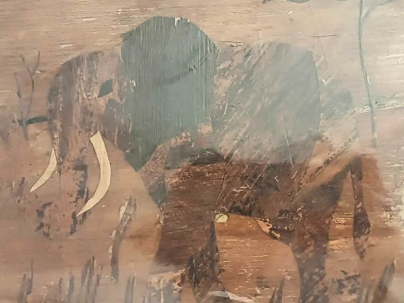 Stunning Framed mammoth Artwork - Perfect for Collectors!63223356596226111
