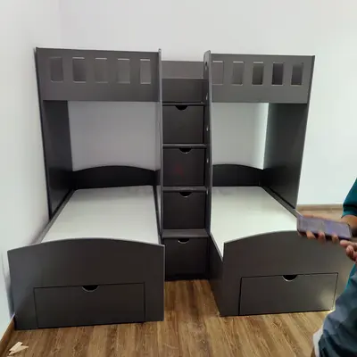 Stylish Childrens Bunk Bed with Storage