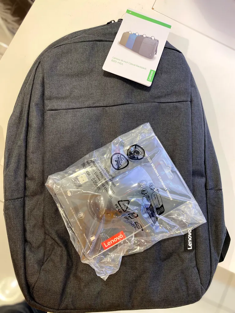 Lenovo Bag and Mouse wireless63260760867970115