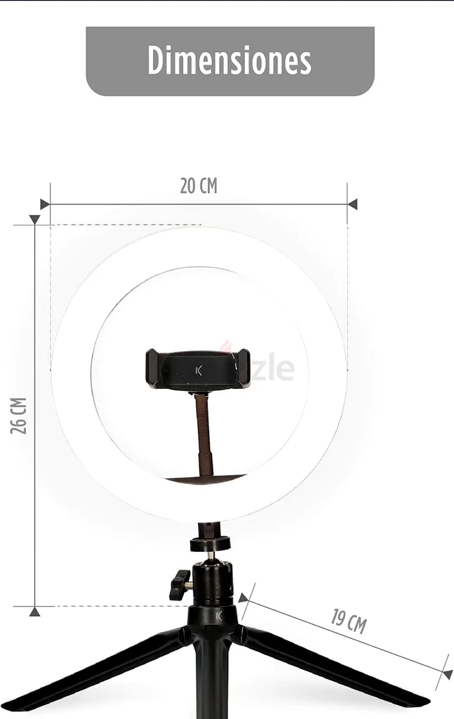 KSIX smart your tech Kit Studio Live LED Ring with Tripod and Stand for Smatphone for sale63222343610753112