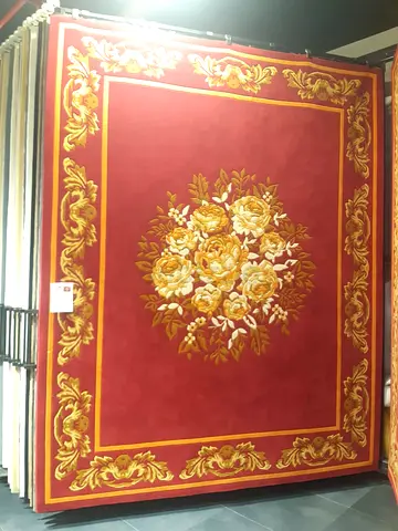 Luxurious Red Velvet Rug 100% NZ wool 240x300 cm rug