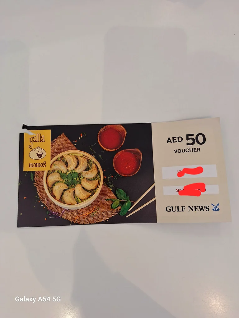 Delicious dining experience with Yalla Momos AED 50 Voucher!63438163325570111