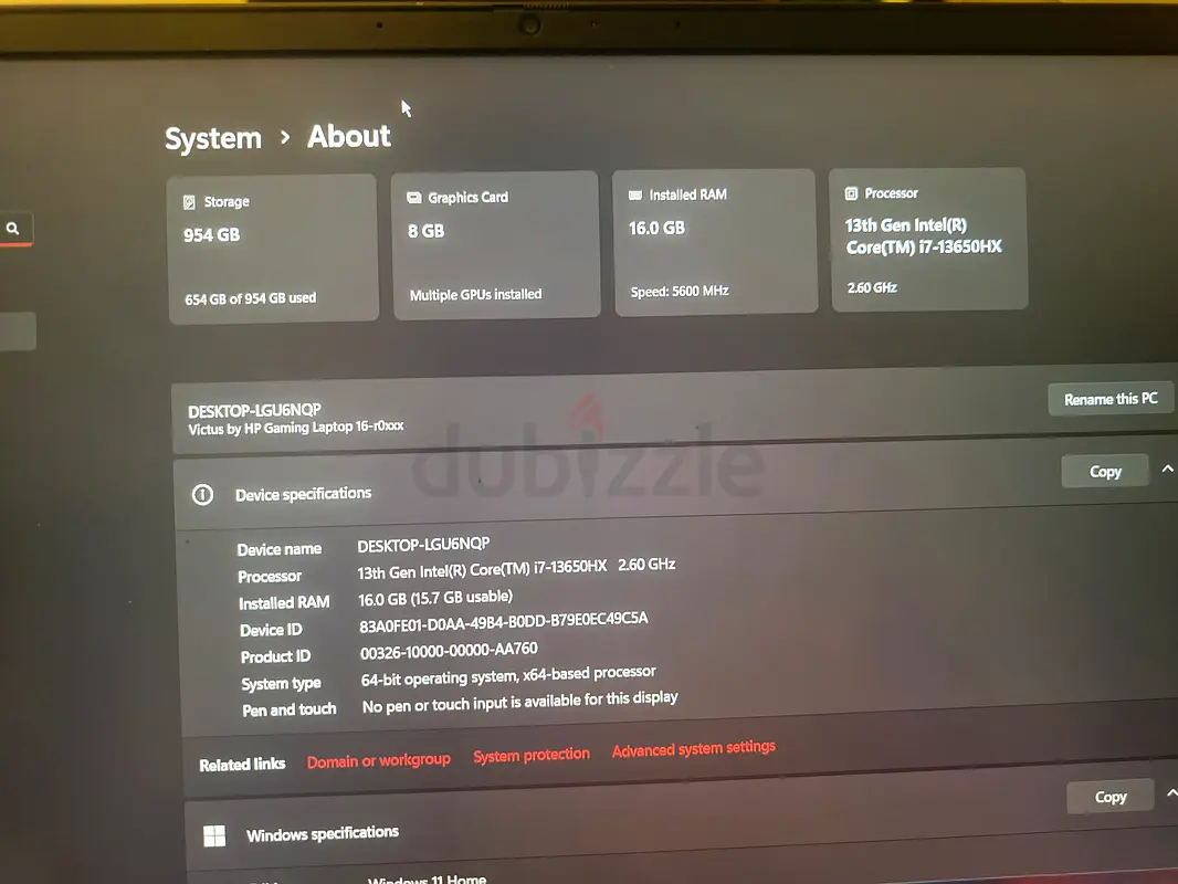 Hp Victus Gaming Laptop63254489903490114
