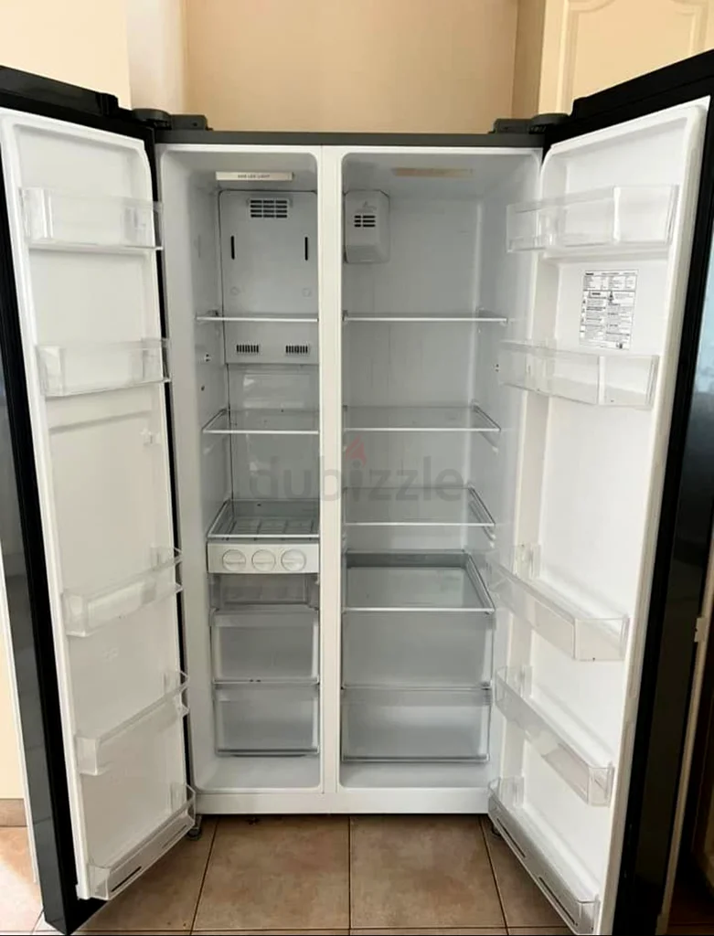 Panasonic Brand Side By Side Fridge Freezer With Digital Clock63168518846593111