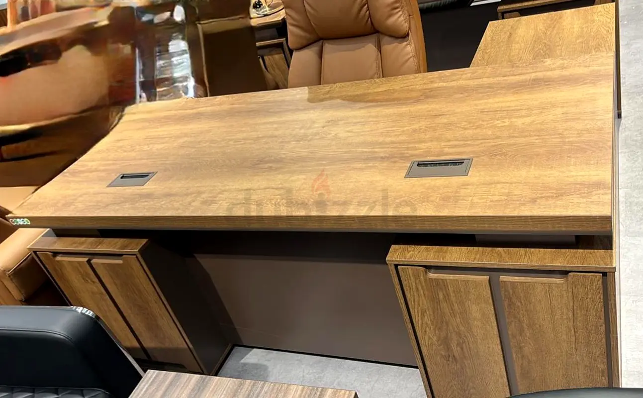 Executive L shape table 180cm63256592528130111