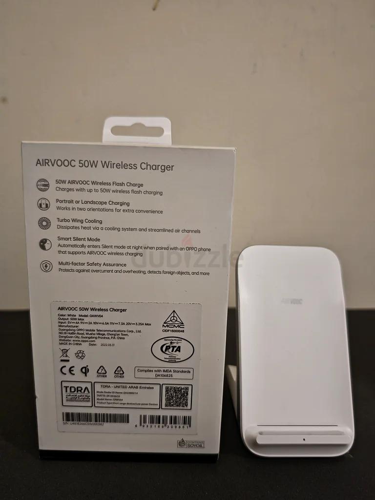 Oppo Fast Wireless Charger - 50W Power for Quick Charging63260753704579112