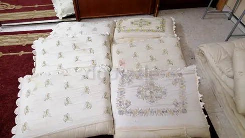 Luxurious Handcrafted Floor Cushions - Perfect for Relaxation!