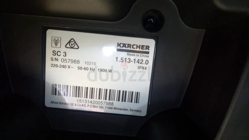 Karcher - SC 3 Portable Multi-Surface Steam Cleaner/Steam Mop with Attachments63253974572547111