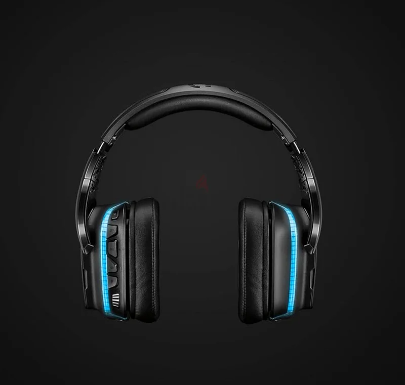 سماعة رأس لاسلكية للألعاب من Logitech G935 جديدة تمامًا مع صوت محيطي 7.163256064747265111