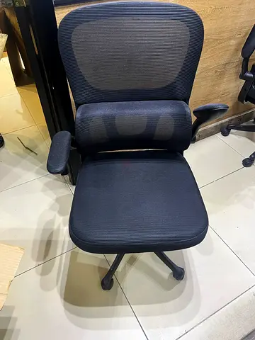 Office mesh chair with lumber support