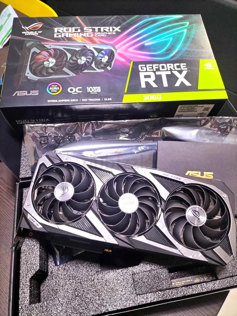 GPU ASUS ROG STRIX RTX3080 10Gb Gaming63256596093314111