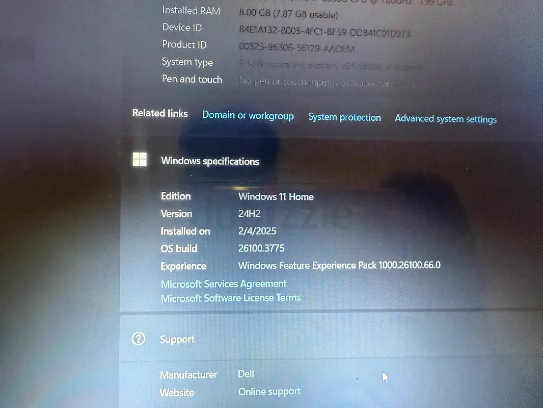 Dell laptop63255527970819117