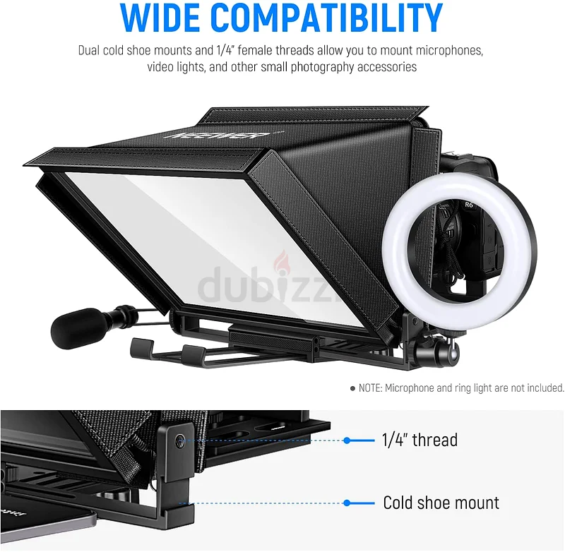 NEEWER X12 14 inch Aluminum Alloy Teleprompter with Remote Control63234610333057111